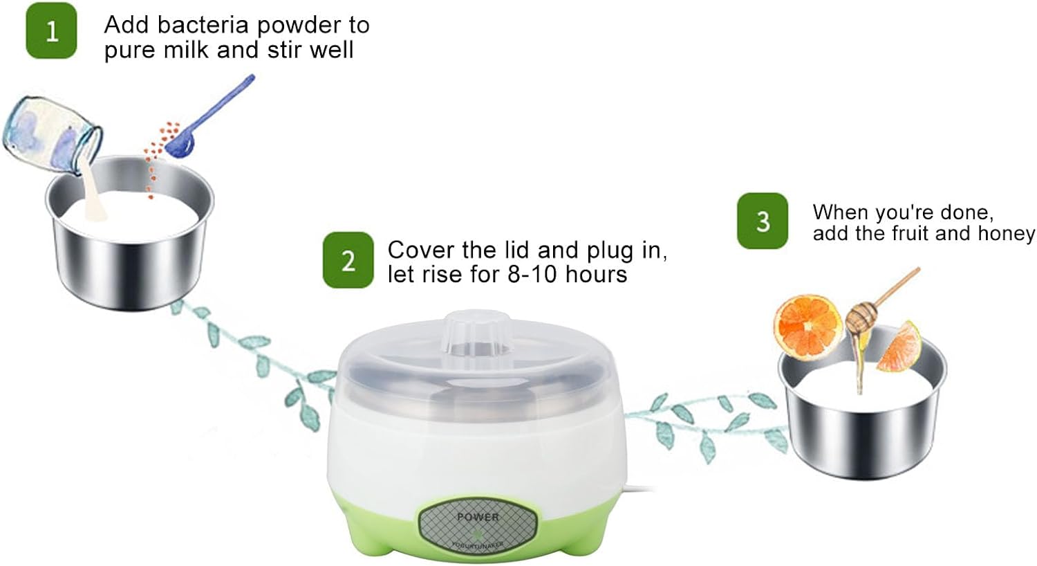 Máquina para Hacer Yogurt Casero Elite