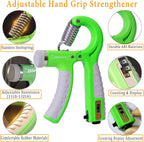 GripMaster Elite – Combo Profesional de Fuerza y Precisión (Hand Grip + Entrenador de Dedos)
