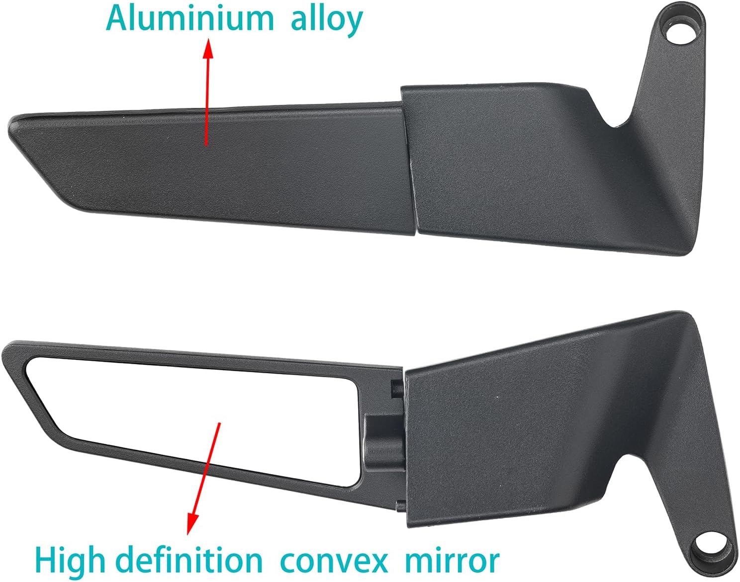 Espejos Alerón Stealth para Moto - Estilo Deportivo y Aerodinámico
