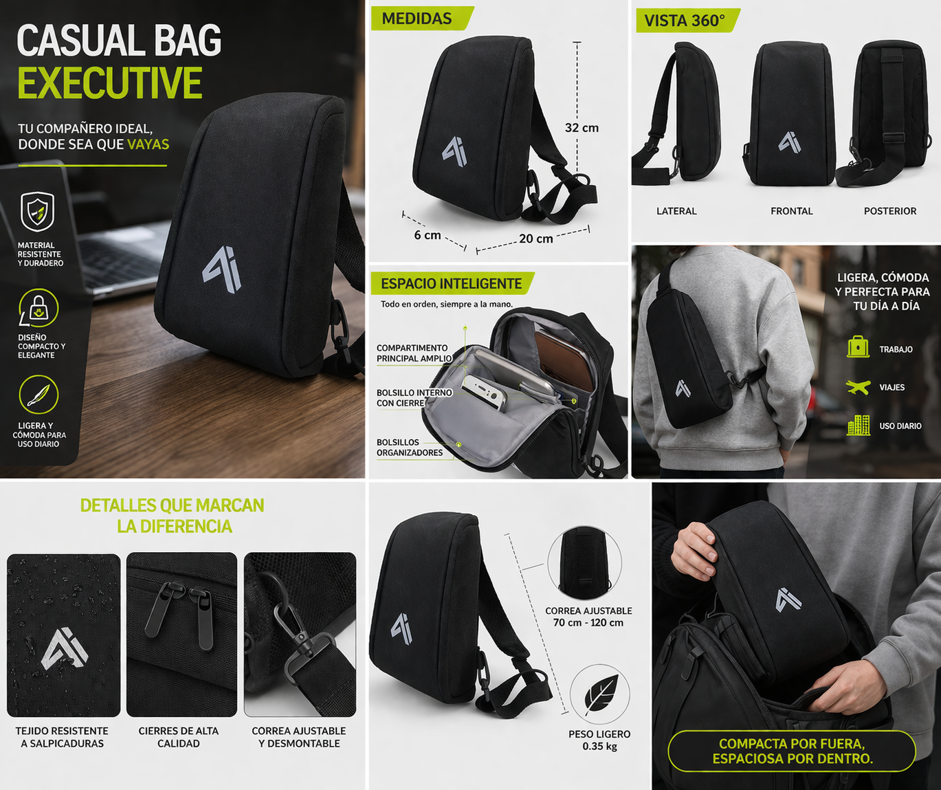 ExecuCarry Elite – Casual Bag  Multifuncional